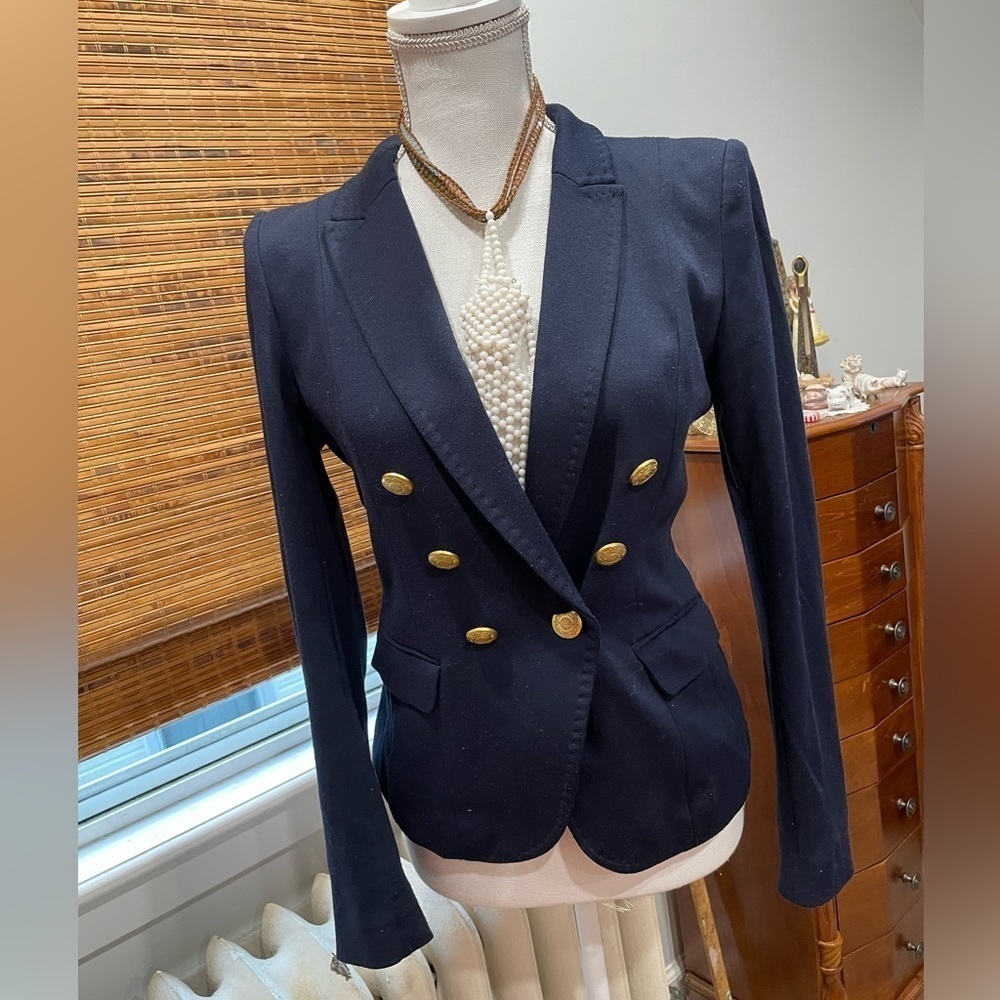 H&M BLUE BLAZER - Picture 1 of 7